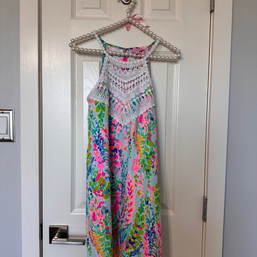 Lilly Pulitzer Pearl Soft Shift Dress in Catch the Wave Size 2